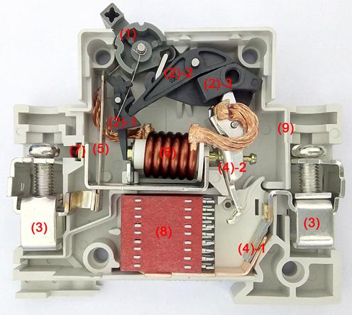 Struktur pemutus sirkuit Miniatur saka Wenzhou Juer Electric Co., Ltd